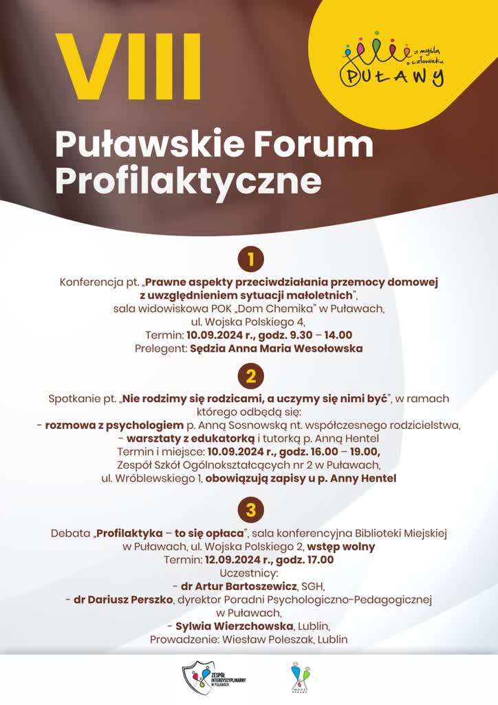Warsztaty dla rodziców i debata. Forum Profilaktyczne w Puławach 2 0x0.jpg