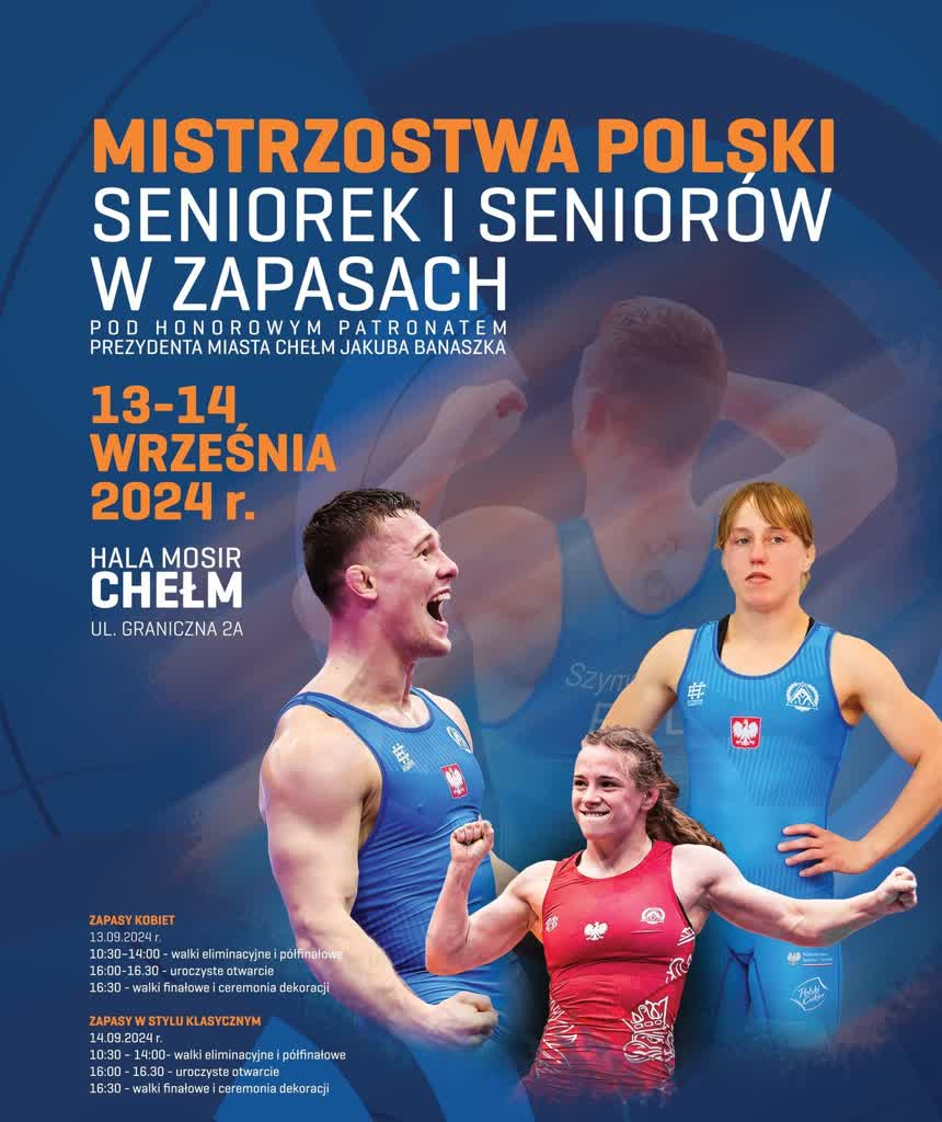 Mistrzowie zapasów zmierzą się w Chełmie 2 459268177_1185524845887308_2196466922195012884_n.jpg