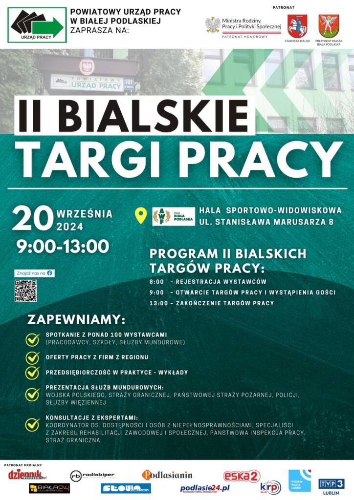 PLAKAT II BIALSKIE TRAGRI PRACY