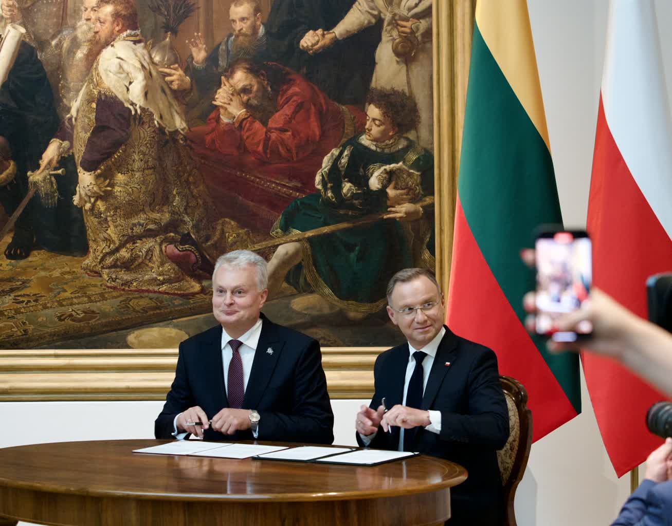 Andrzej Duda w Lublinie: wraz z Litwą mamy nadzieję, że Ukraina stanie się częścią NATO 2 P9050234.jpeg