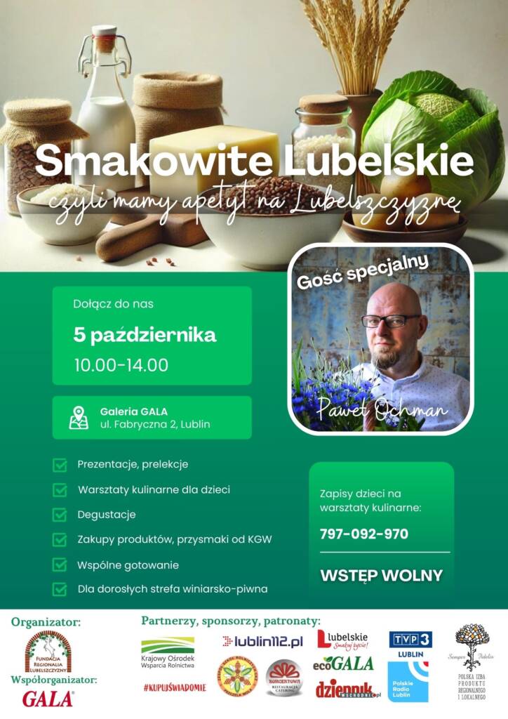 plakat a3 smakowite lubelskie