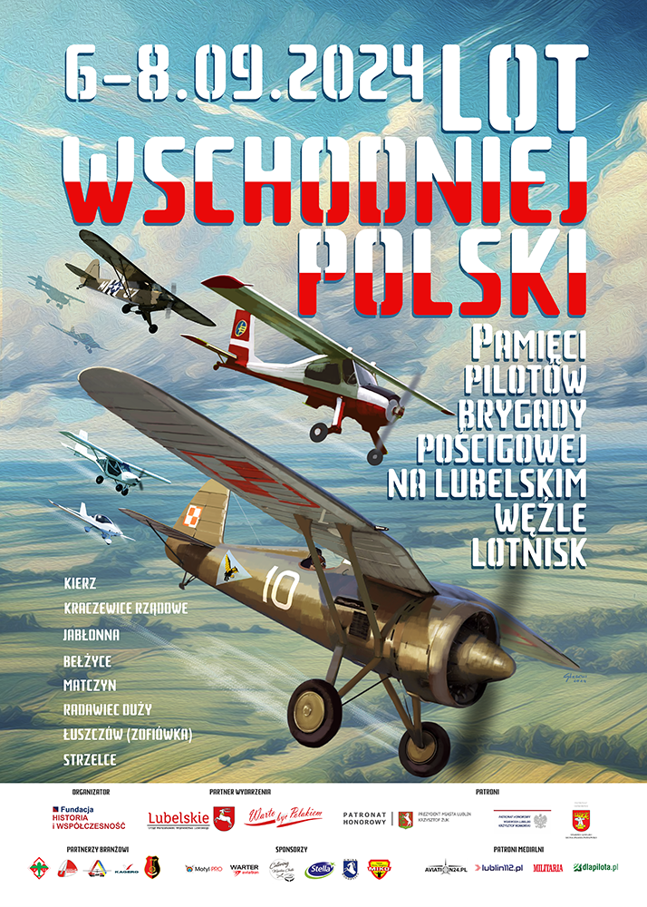"Lot Wschodniej Polski". Rajd samolotowy nad Lubelszczyzną! 2 PLAKAT_internet.png