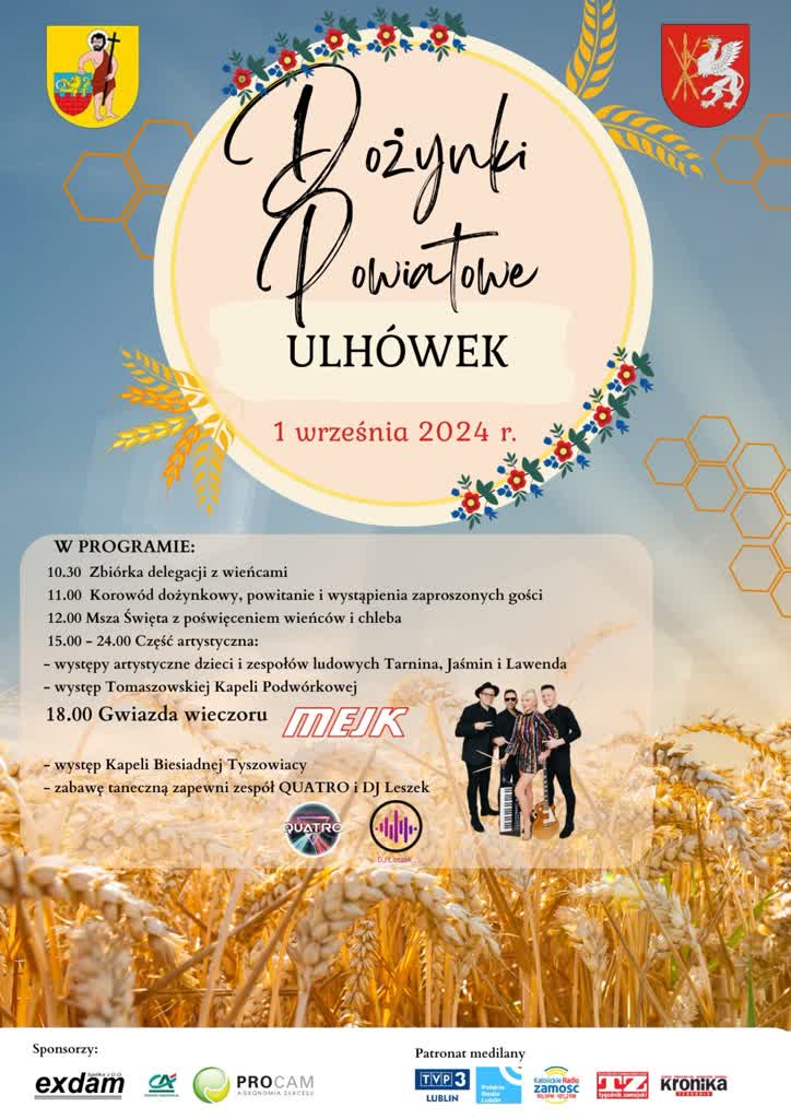 Dożynkowa niedziela w regionie. Gdzie odbędą się święta plonów? 4 Ulhuwek.jpg