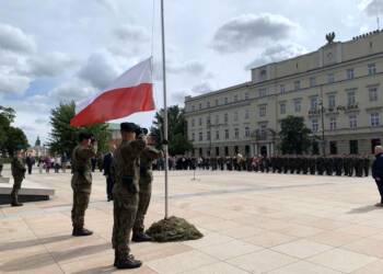 uroczystosci na placu litewskim przy pomniku nieznanego zolnierza fot. miasto lublin 2024 09 17 072124