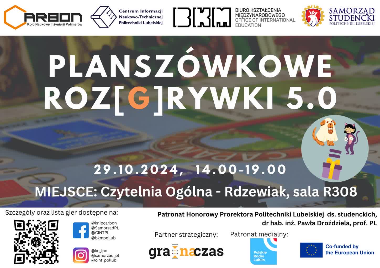 V edycja "Planszówkowych roz(g)rywek" na Politechnice. Będą niespodzianki 2 463727985_507094992220919_6509594728309595733_n.jpg