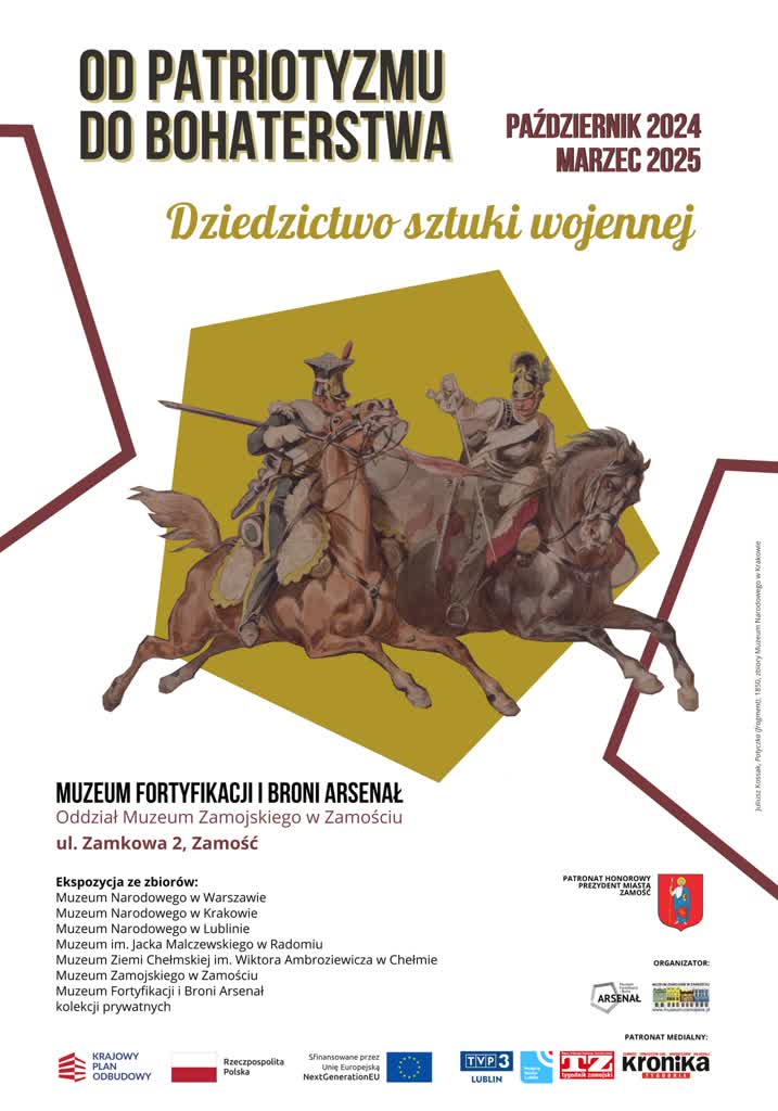 "Od patriotyzmu do bohaterstwa". O sztuce wojennej na wystawie w Zamościu 2 463970038_1423047842367255_735796562844279656_n.jpg