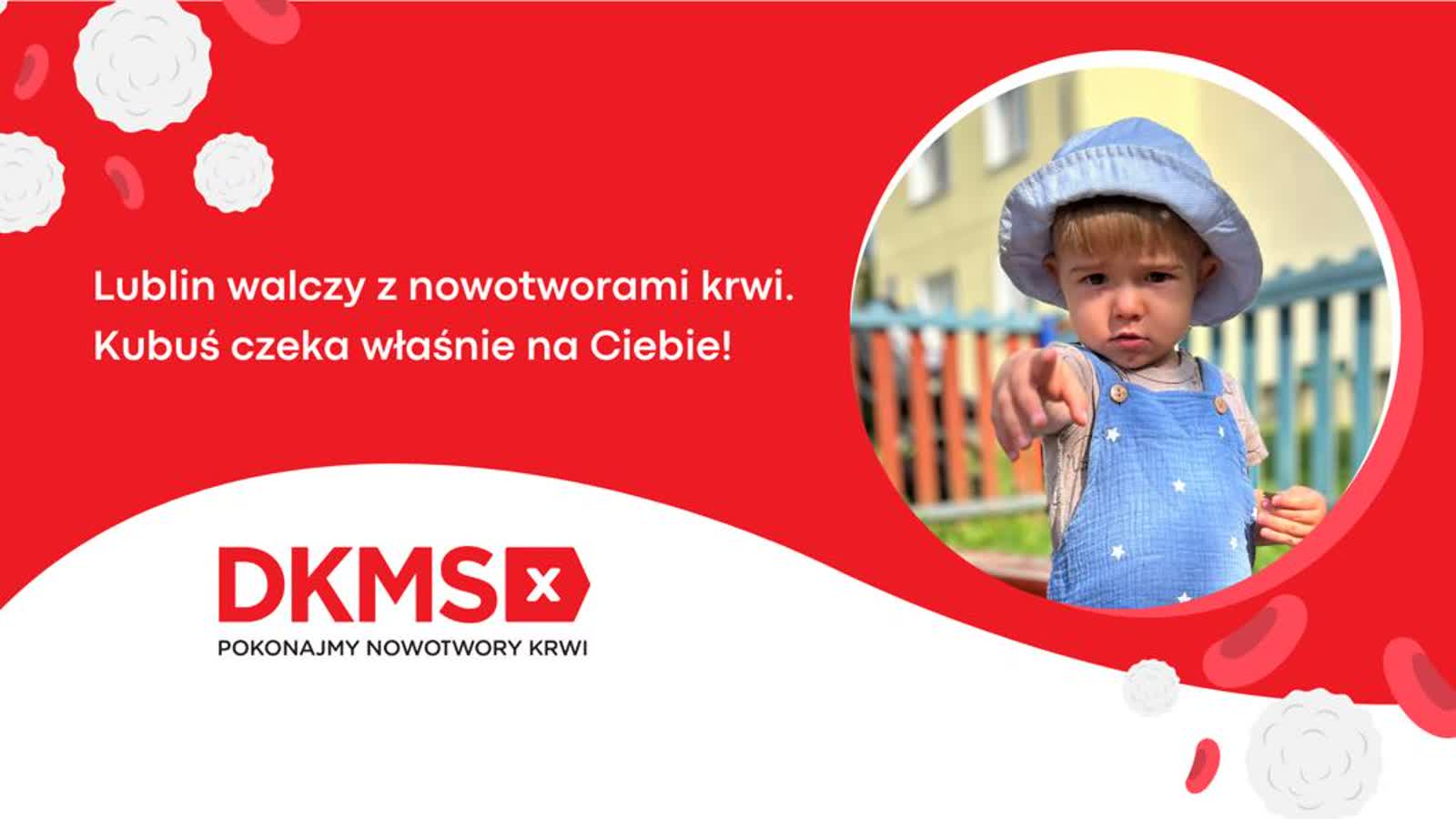 Chory Kubuś czeka na genetycznego bliźniaka. Akcja w Lublinie 2 465061058_122166091808111013_9081977270800516391_n.jpg