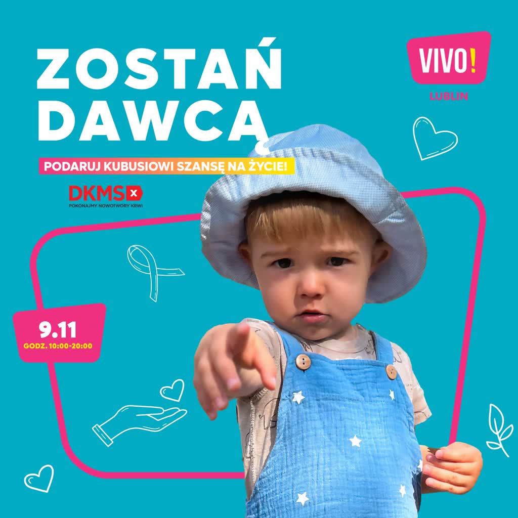 Zarejestruj się i pomóż Kubusiowi! Akcja Fundacji DKMS 2 465542112_874503791537795_125240808047414825_n.jpg