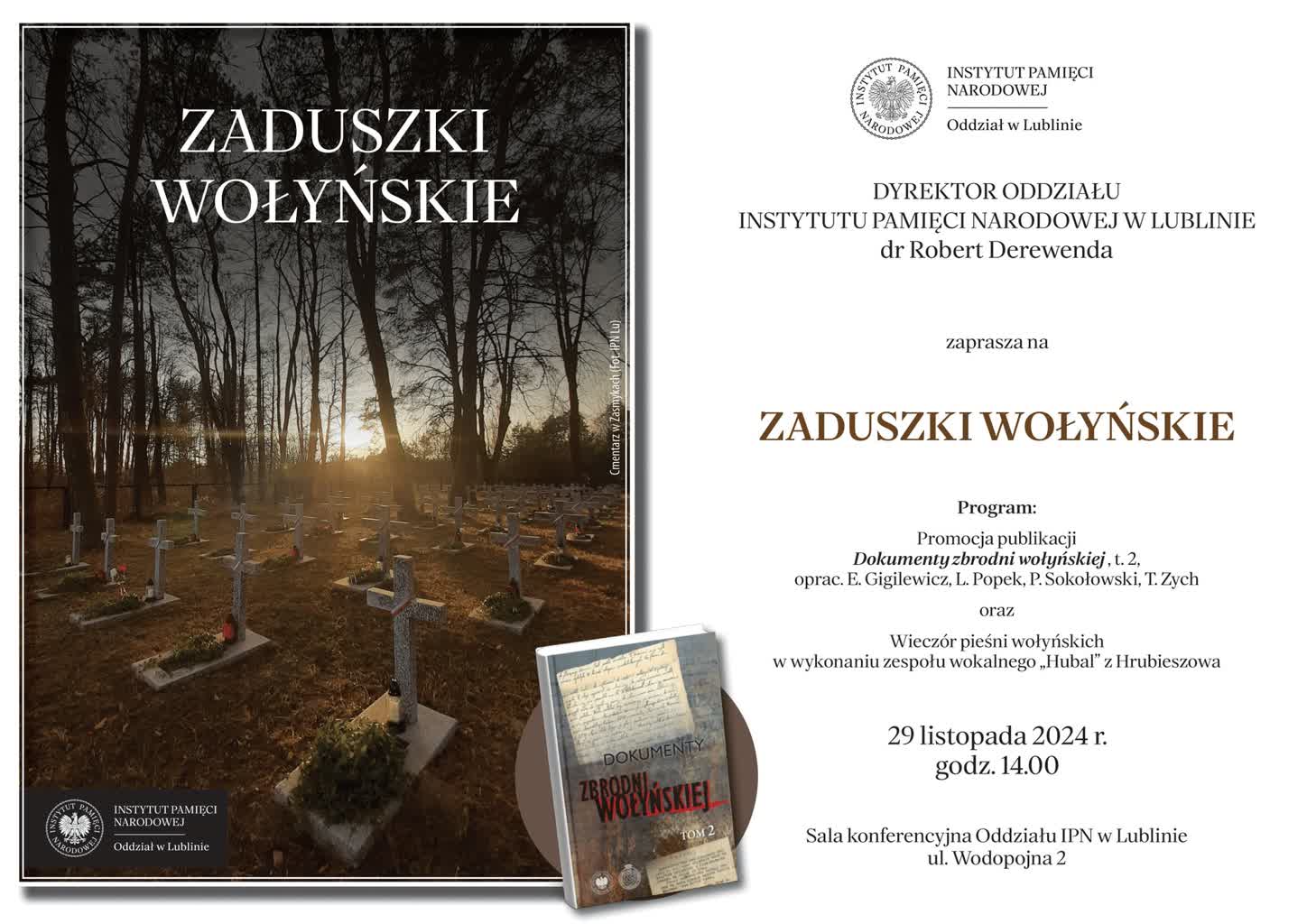 „Zaduszki wołyńskie" w lubelskim oddziale IPN 2 468400795_991925002962633_1776856536855378610_n.jpg