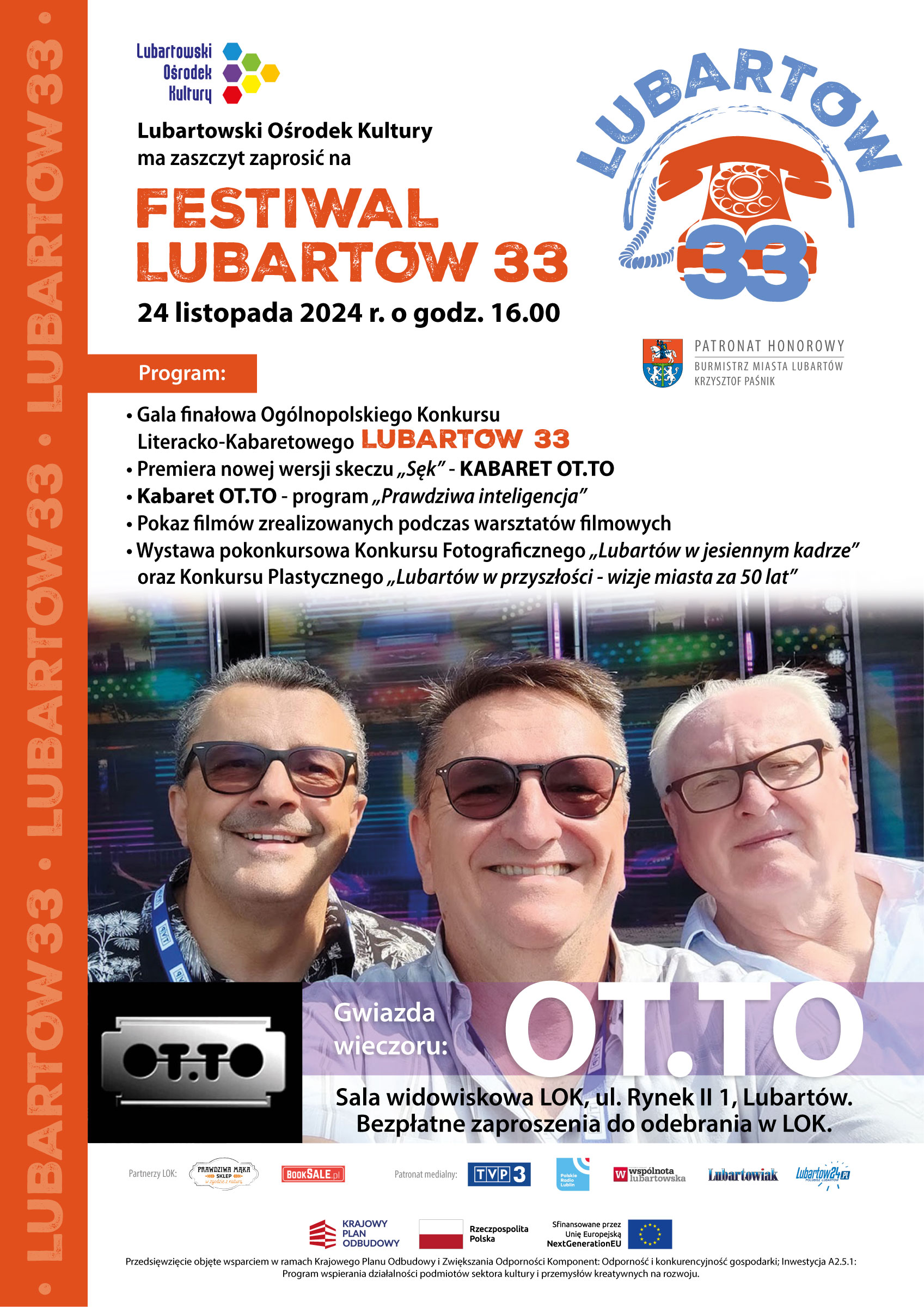 Plakat Festiwal Lubartow33