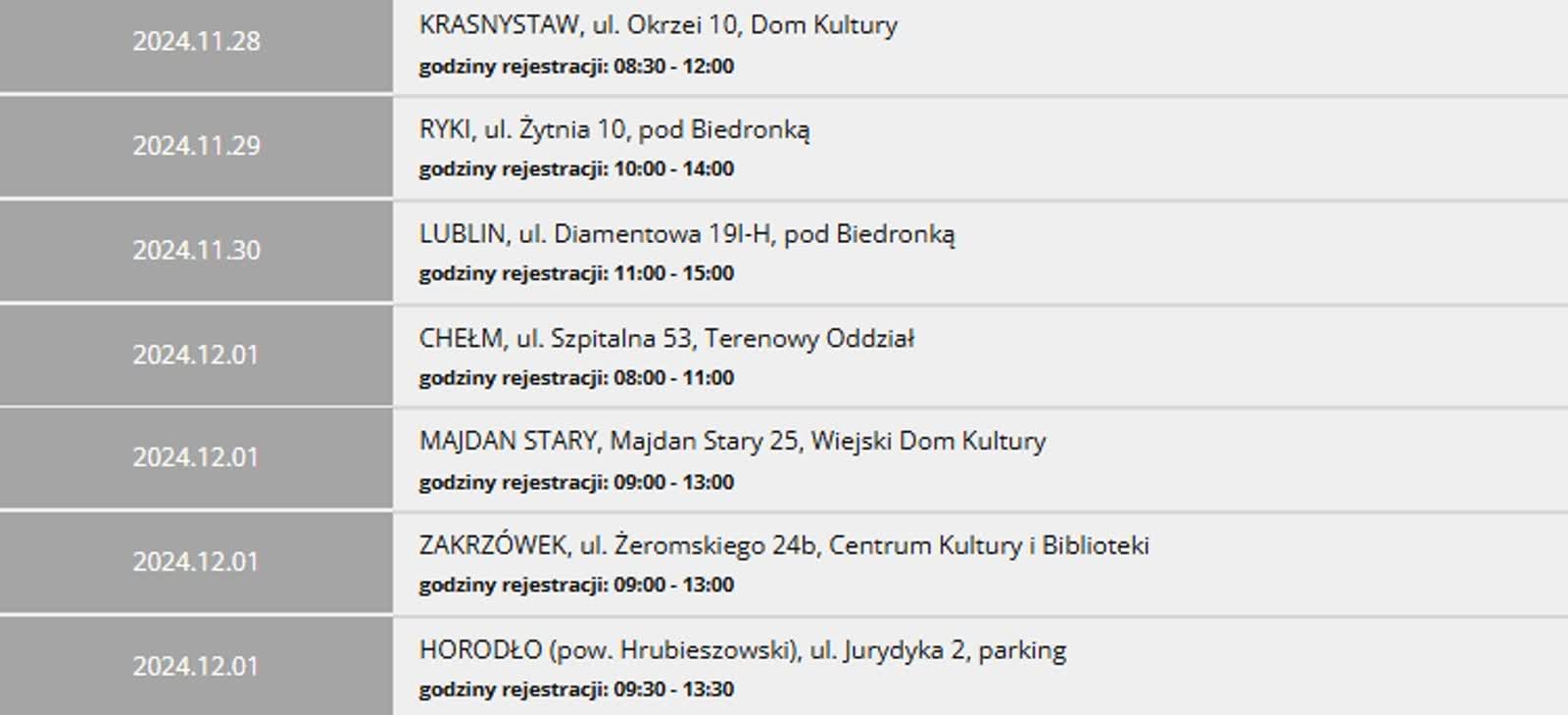 Krew pilnie potrzebna. Zbiórka w Domu Kultury 2 krasnystaw1.jpg