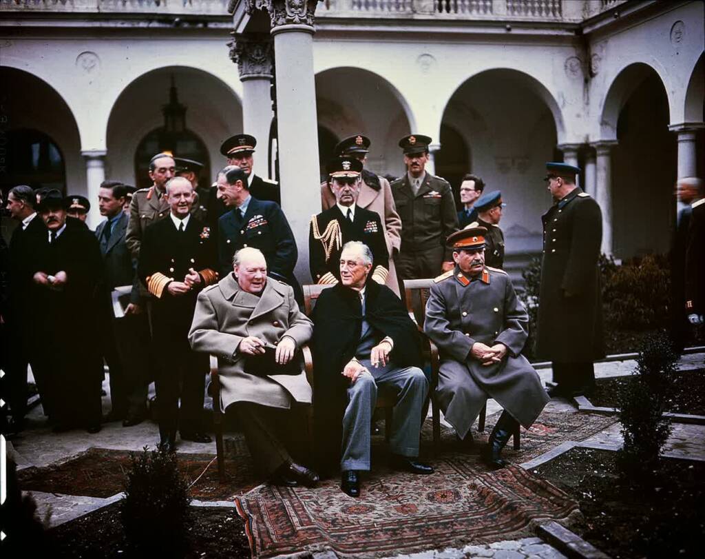 yalta conference 1945 churchill stalin roosevelt 2024 11 21 082114