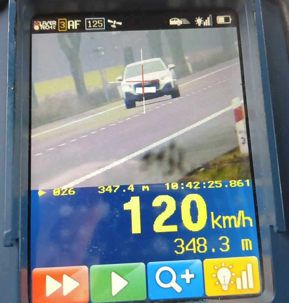 Kosztowny pośpiech. Duży mandat i utrata prawa jazdy 2 343-255492.jpg