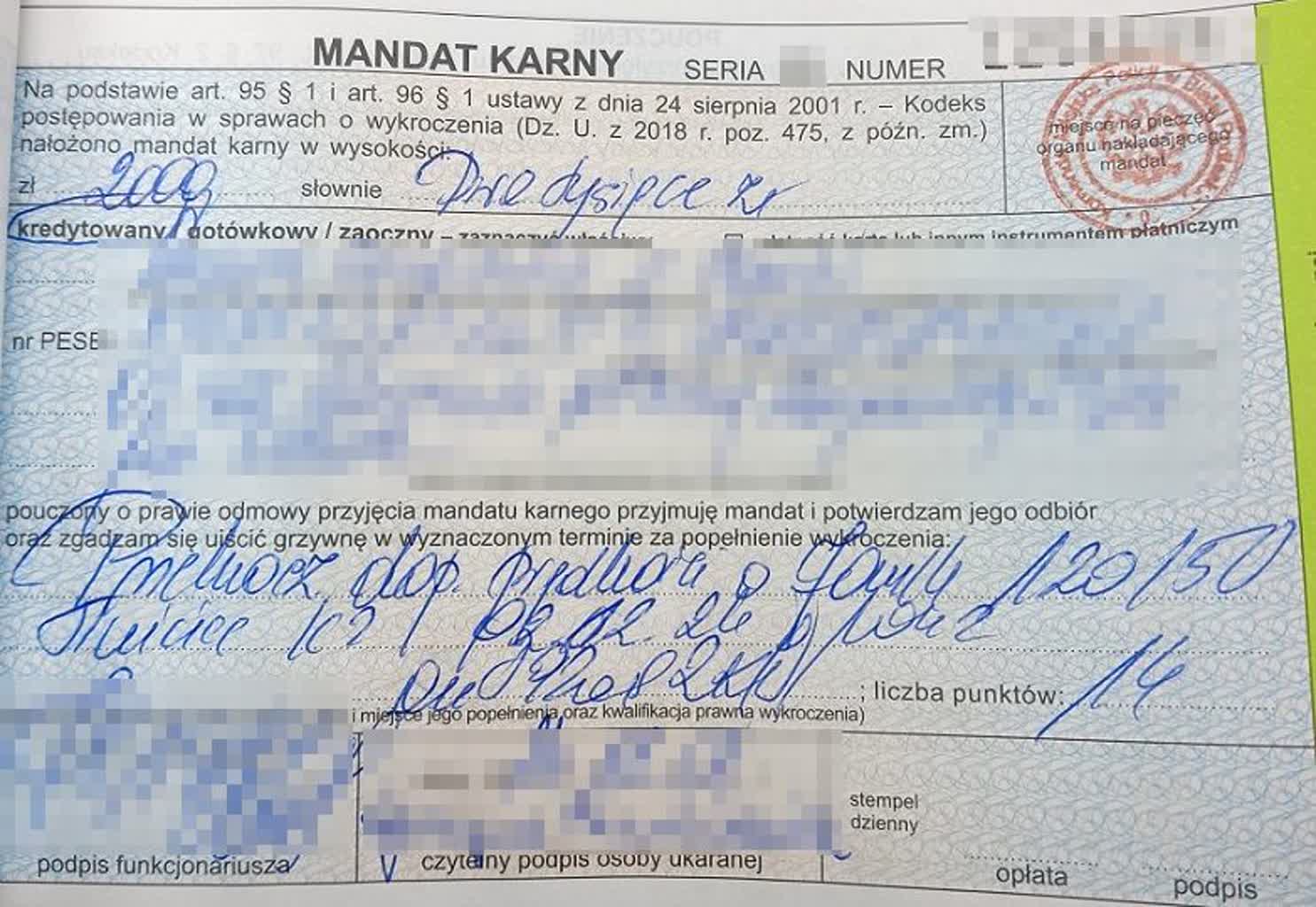 Kosztowny pośpiech. Duży mandat i utrata prawa jazdy 3 343-255493.jpg