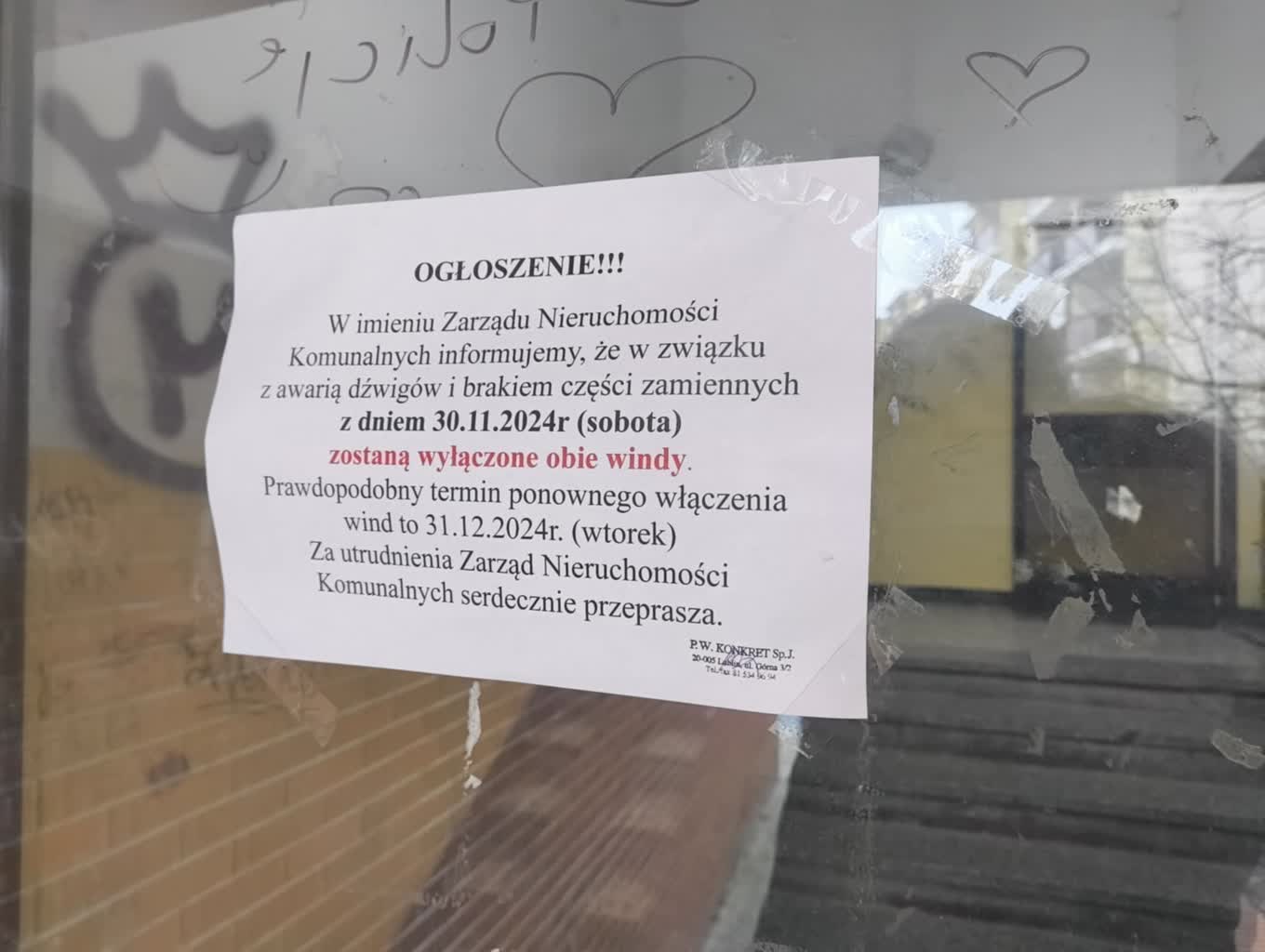 Winda uruchomiona. Czy to koniec problemów mieszkańców wieżowca? 2 462649880_1222316255530527_7749283785566136633_n-2024-12-02-171214.jpg