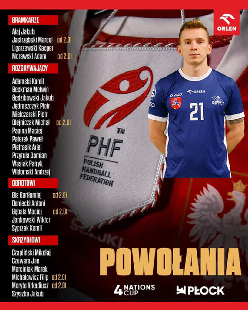 Marek Marciniak w reprezentacji Polski piłkarzy ręcznych 2 471172716_1168454955280865_7750940345746135571_n.jpg