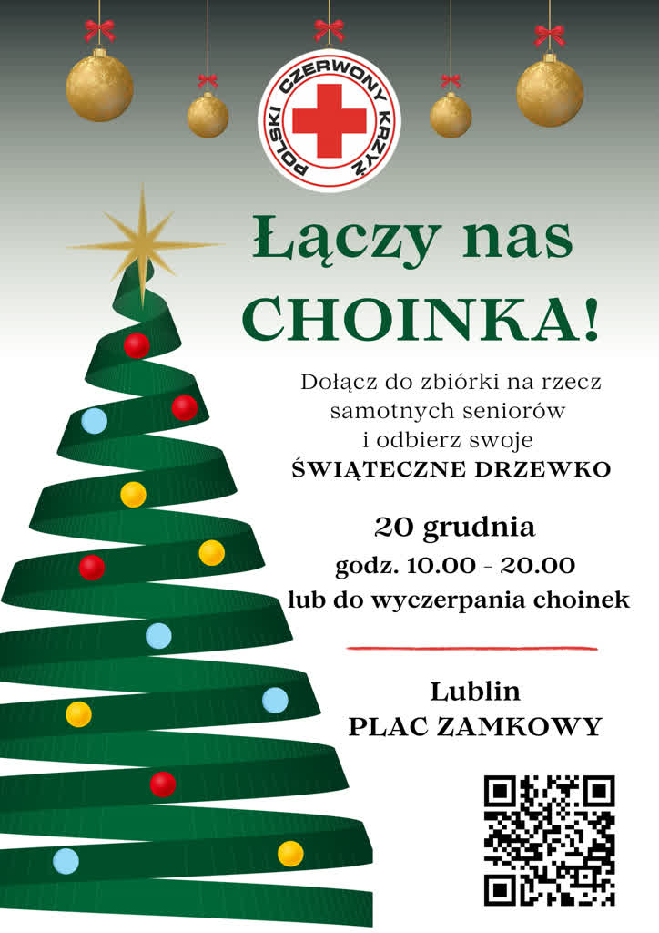 PCK rozdaje choinki. Świąteczne Miasteczko w Lublinie 2 5.png