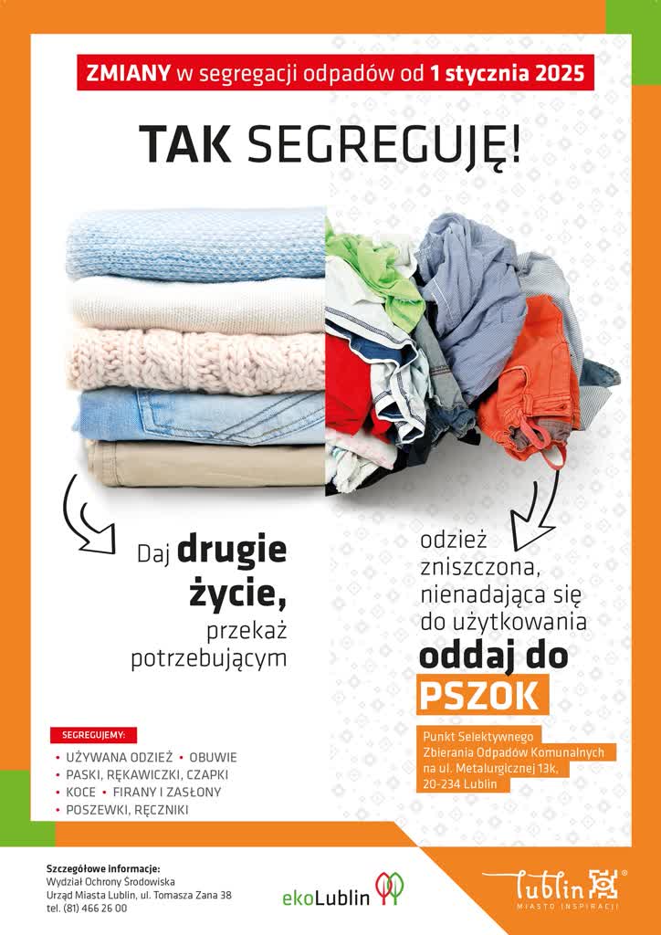 Zmiany i problemy. Co zrobić z zużytą odzieżą? 2 Nowa segregacja odzieży.jpg