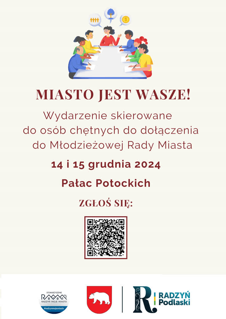 „Miasto jest Wasze”. Młodzieżowa rada miasta powstanie w Radzyniu? 2 Plakat_-_poprawiony.png