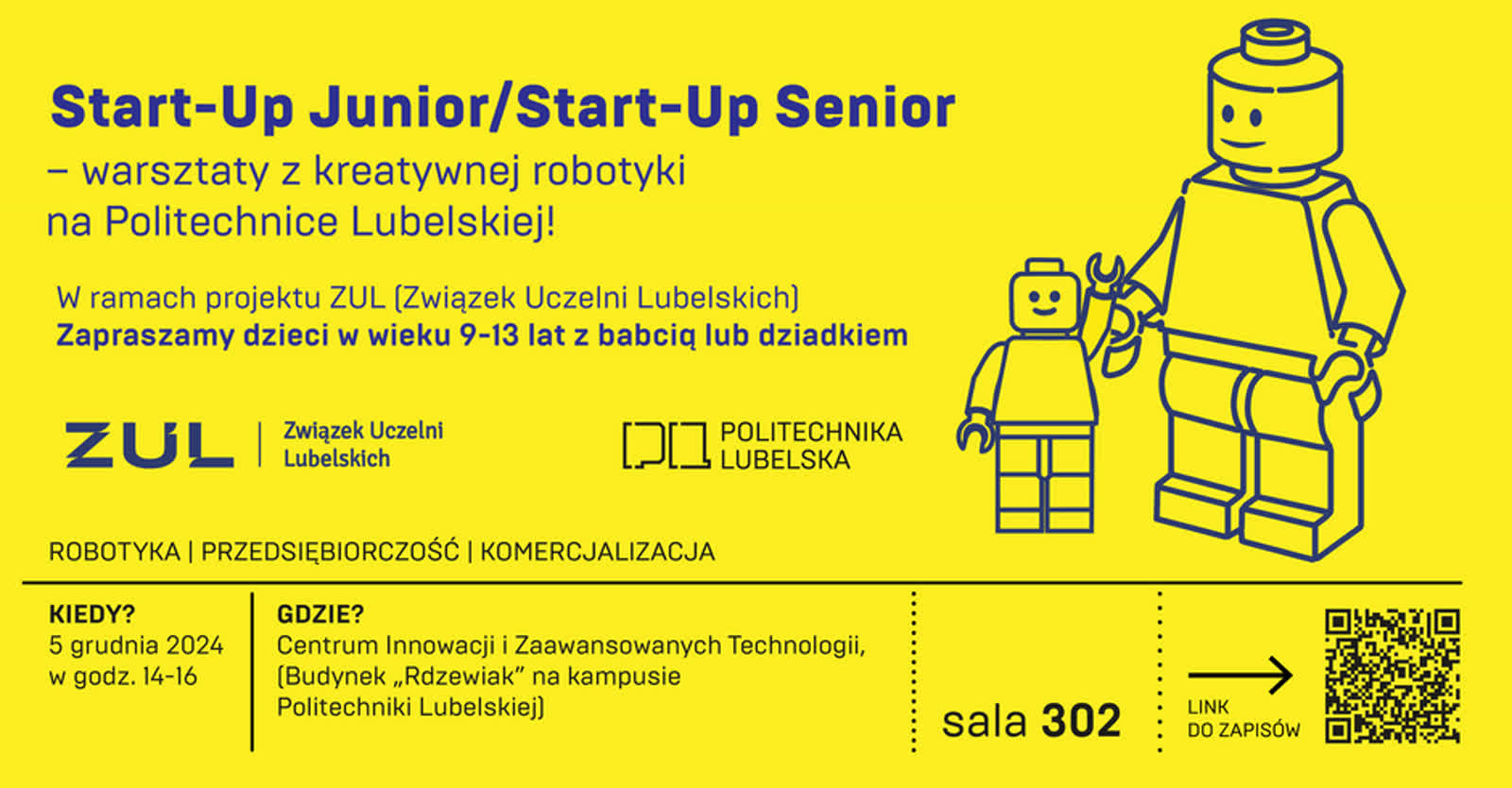 Dziadkowie i wnuczkowie zbudują roboty. Inicjatywa Politechniki Lubelskiej 2 start up.png