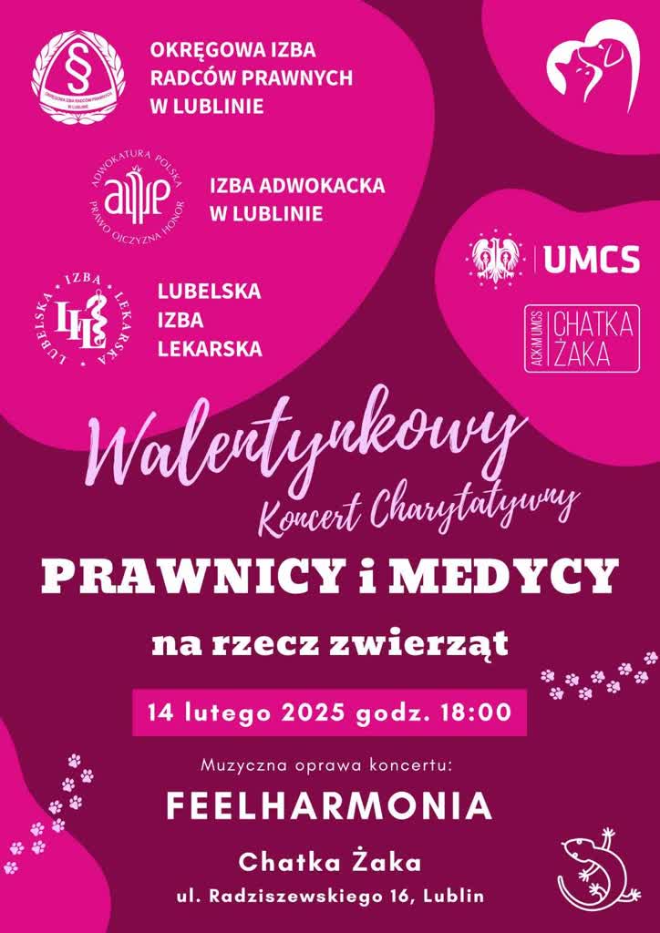 Prawnicy i medycy pomagają zwierzętom. Koncert charytatywny w Lublinie 2 473286354_1064725072122325_4469197879800913384_n.jpg