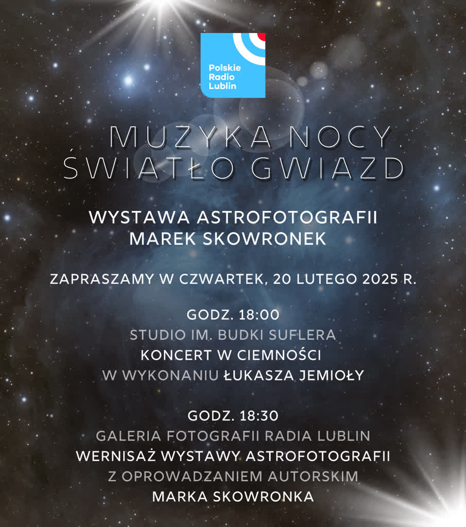 "Muzyka nocy, światło gwiazd" w Radiu Lublin 2 zaproszenie-online.png
