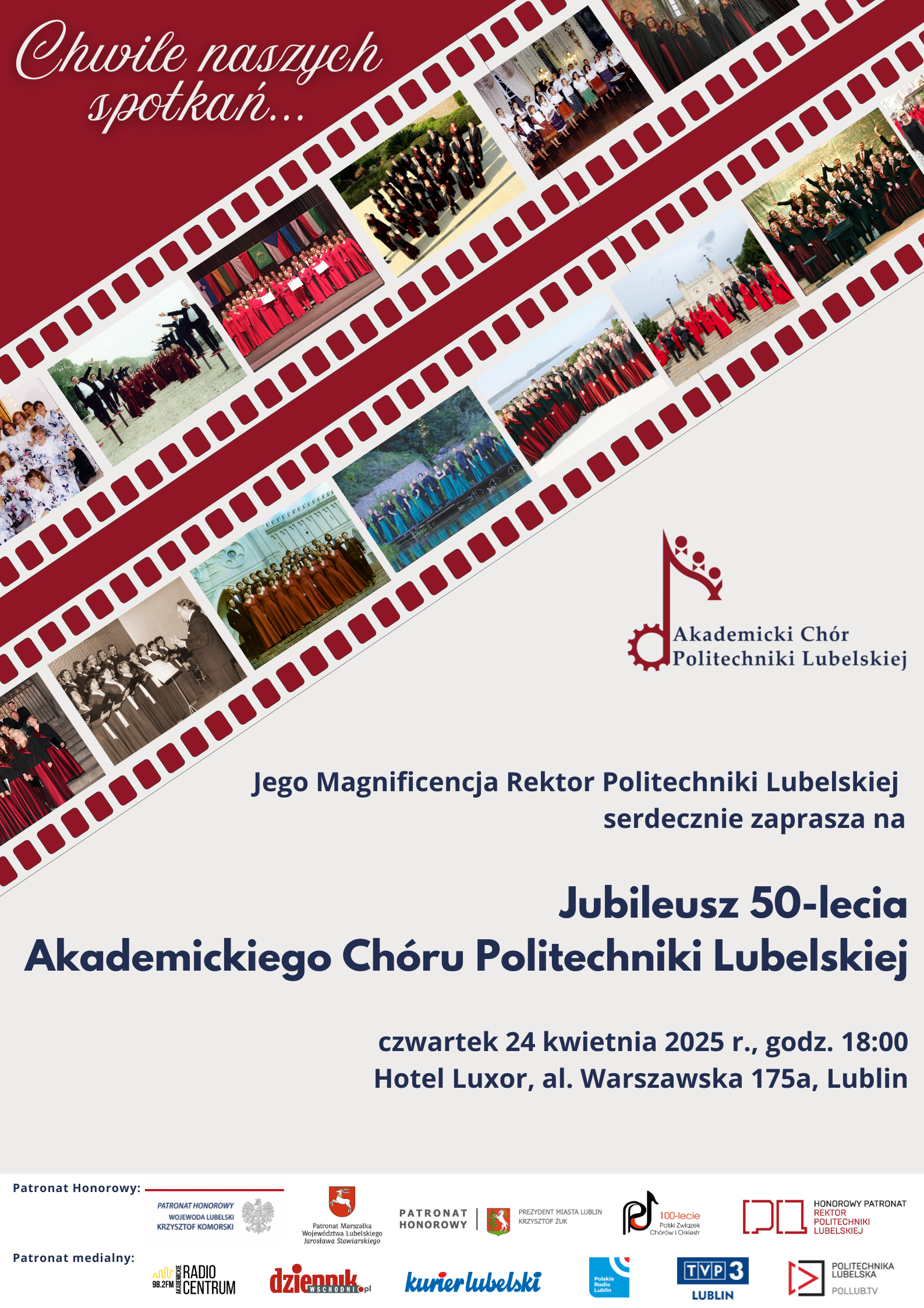 plakat wydarzenia Akademickiego Choru Politechniki Lubelskiej