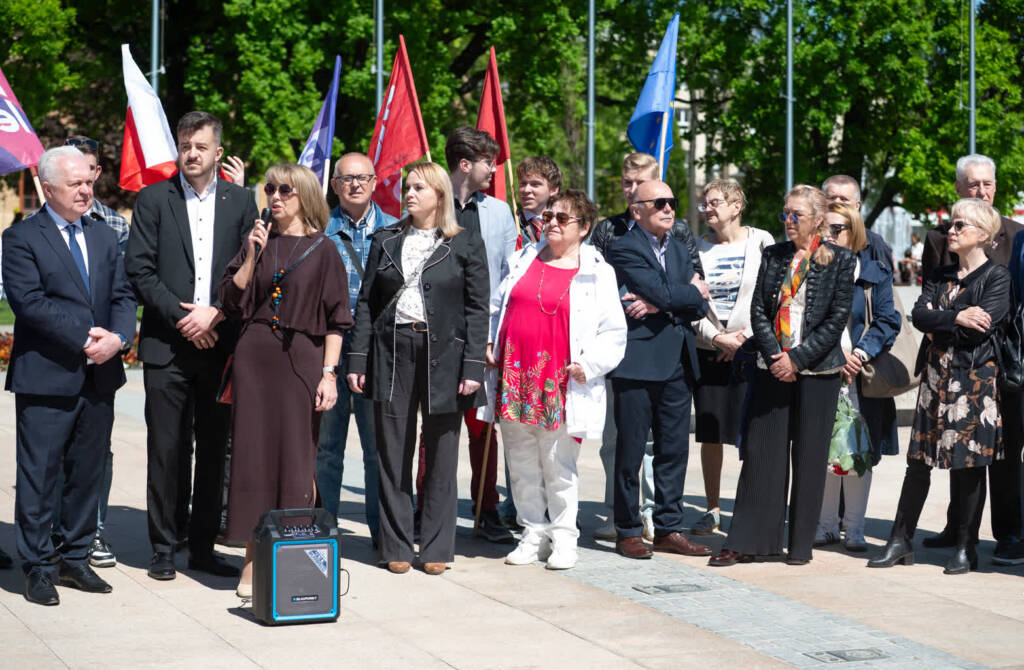 Wiec pierwszomajowy na placu Litewskim 1 dsc 7209 2025 05 01 142646