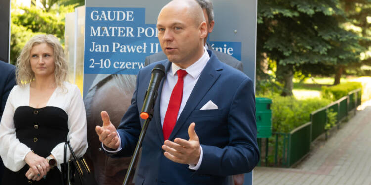 Otwarcie wystawy poświęconej pielgrzymce papieża Jana Pawła II do Polski 1 dsc 8644 2025 05 21 160711