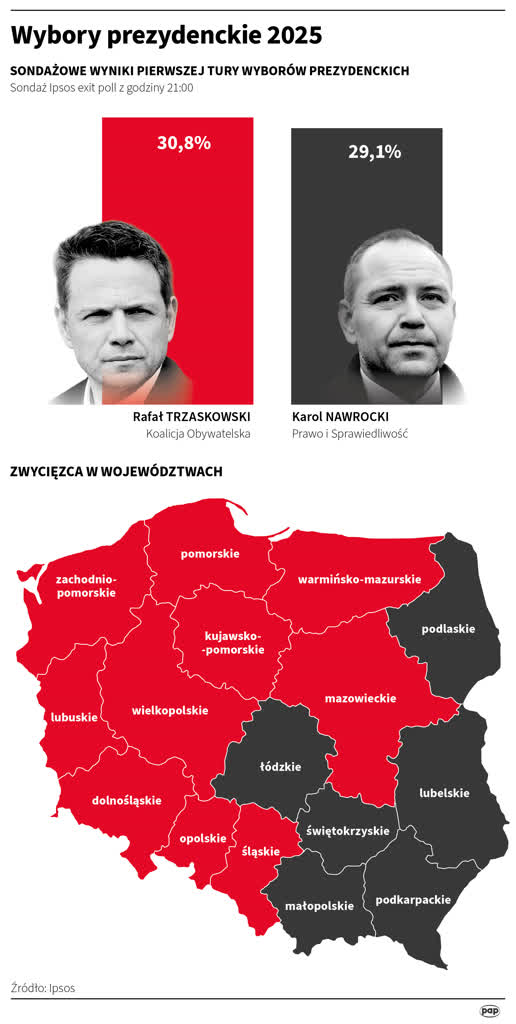 Wybory prezydenckie: wiemy, kto wygrał w Lubelskiem 2 igrafika_20250518_11.png