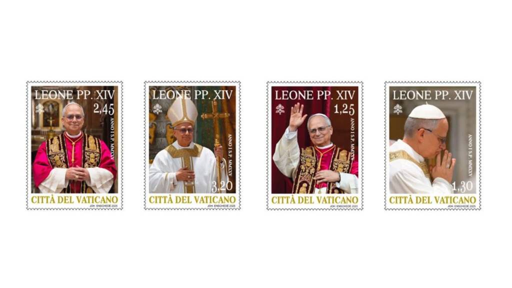 leon xiv na znaczkach pocztowych 2025 05 27 111405