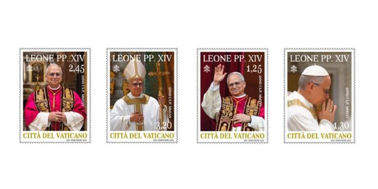leon xiv na znaczkach pocztowych 2025 05 27 111405