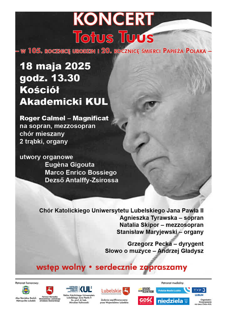 Pamięci Jana Pawła II. Dwa koncerty w regionie 2 totus-tuus_jp_ii_-_koncert_plakatkul_net_1.png