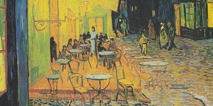 Zdolne Szelmy - Wydanie Specjalne: "Najpierw śniadanie, potem kawa – i co na to malarstwo?" 1 van gogh terrasse des cafes an der place du forum in arles am abend1 2025 05 17 113159