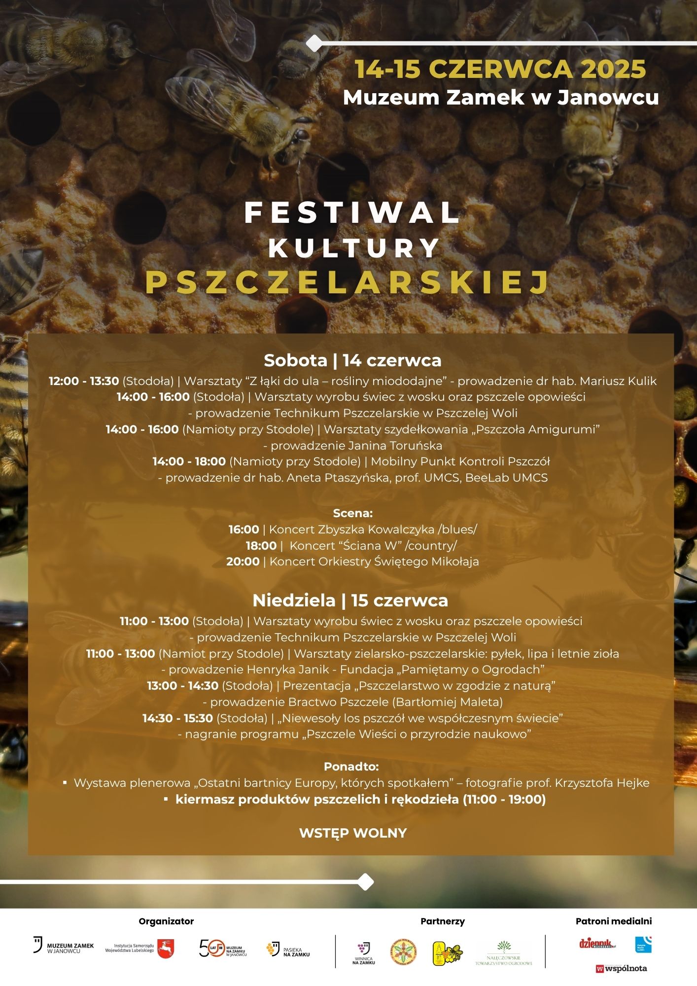 Festiwal Kultury Pszczelarskiej Program