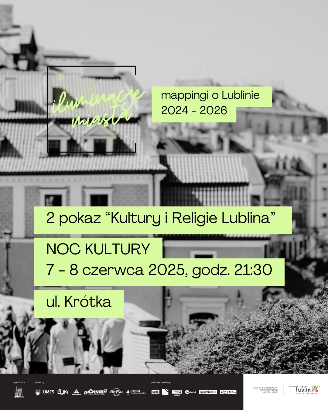 iluminacje miasta plakat