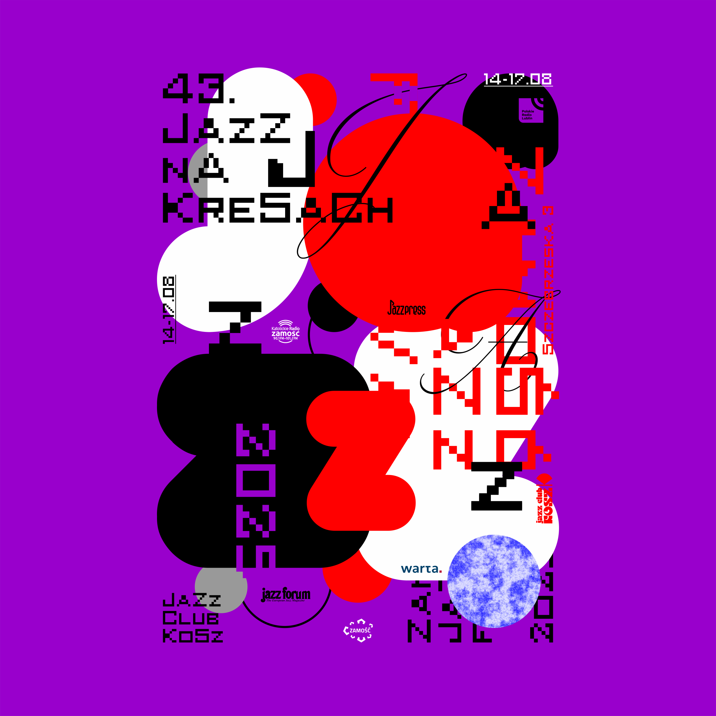 43. Jazz na Kresach - Zamość Jazz Festival 2025 7 43 JNK 2025 square violet logotypy