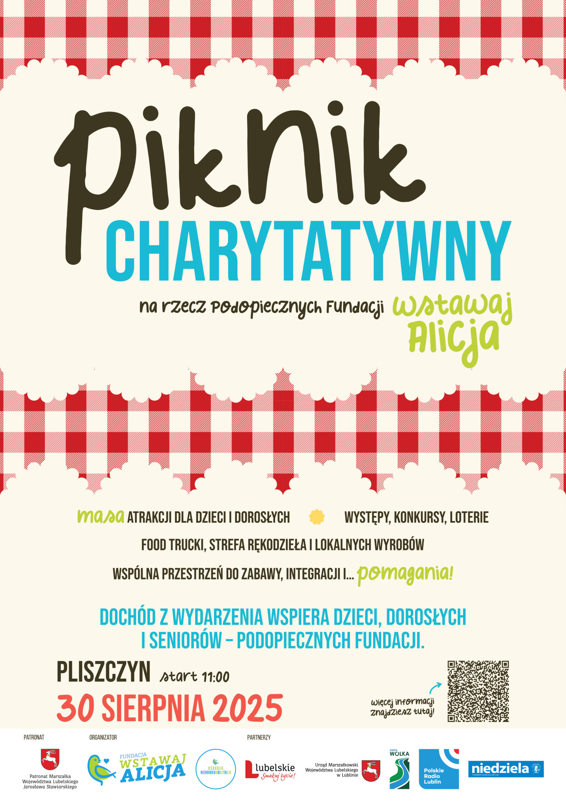 piknik charytatywny plakat A3 12.08.2025 scaled