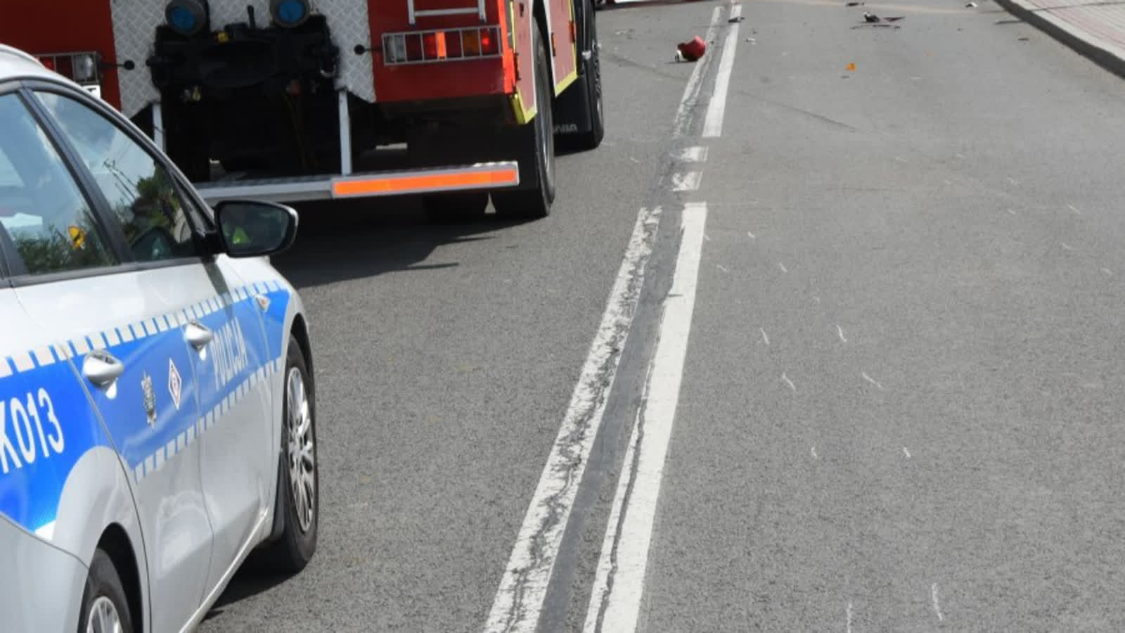 Wypadek na DK19. Jedna osoba poszkodowana