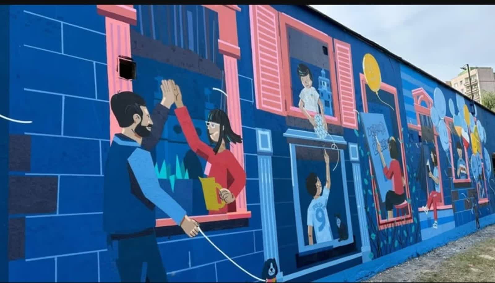 Dwóch mężczyzn z zarzutami za zniszczenie muralu jedności ukraińsko-polskiej 2 350-273566.jpg