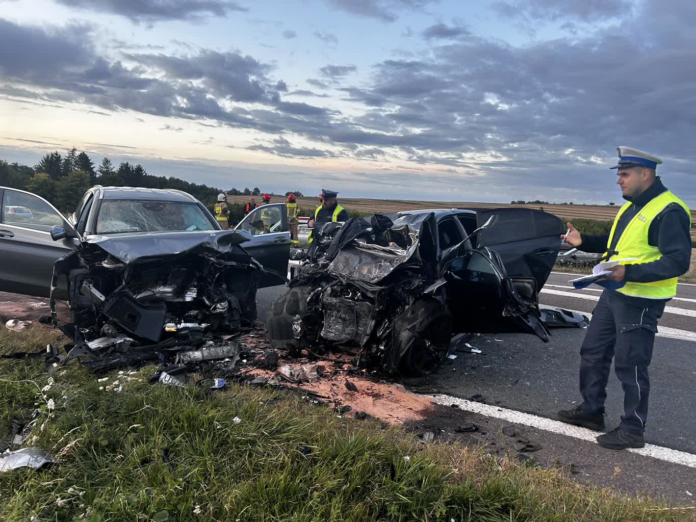 Wypadek w powiecie krasnostawskim. Nie żyje 61-letnia pasażerka