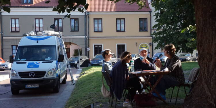 Festiwal Stolica Języka Polskiego. Audycja „Nie tylko rozrywkowa niedziela radiowa” w Zamościu 1 dsc08212 2025 08 03 112513