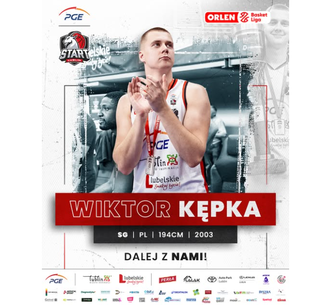 Wiktor Kępka przedłużył kontrakt z PGE Startem Lublin