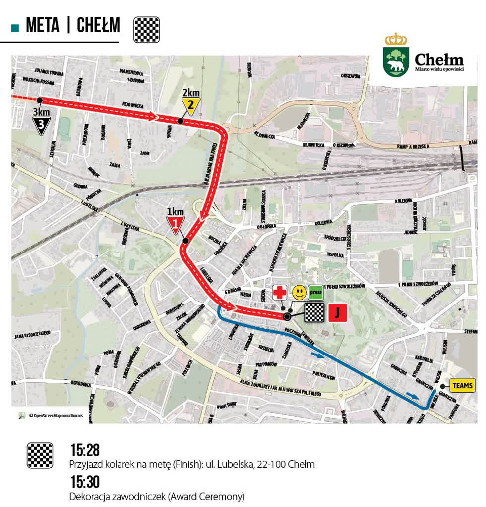 Kolejny etap Tour de Pologne kobiet. W Chełmie będą utrudnienia 3 meta chełm 1.jpg