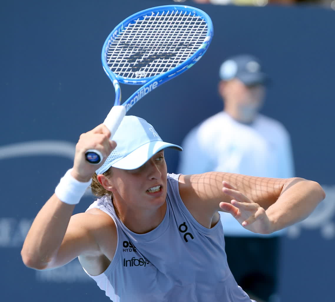 Turniej WTA w Cincinnati: awans Igi Świątek do półfinału 2 mid-epa12298163.jpg