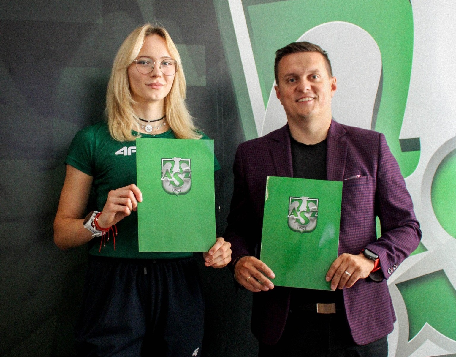 Wiktoria Gajosz w barwach akademickiego klubu