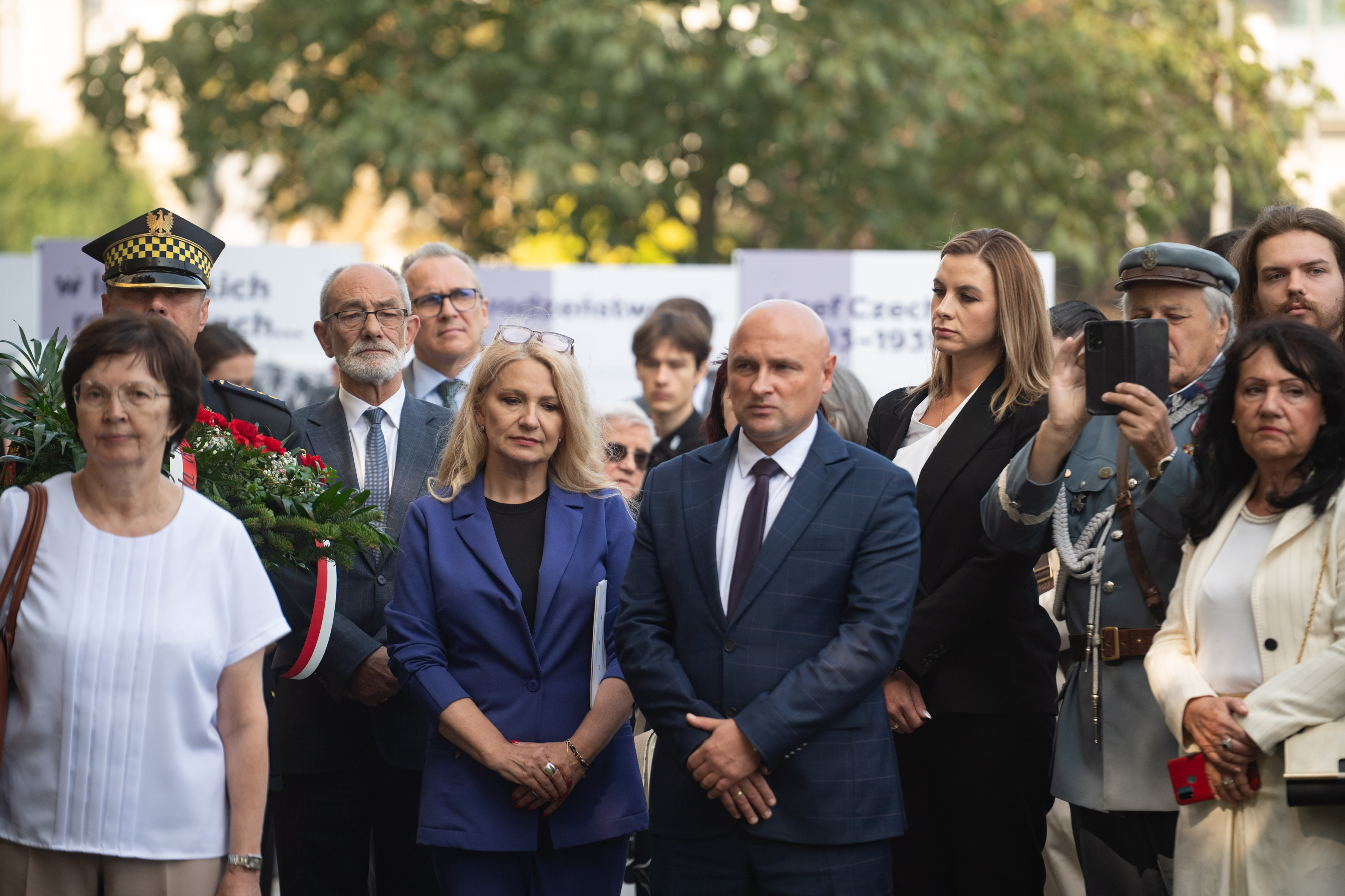 Uroczystości przy pomniku Czechowicza w Lublinie