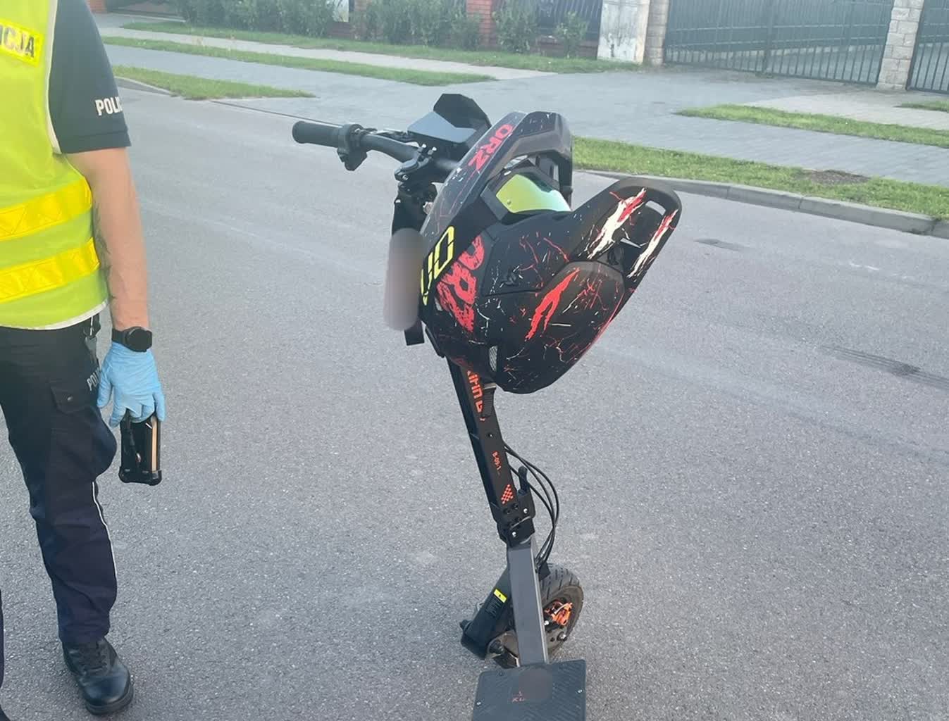 Poważny wypadek na hulajnodze. 12-latka w szpitalu