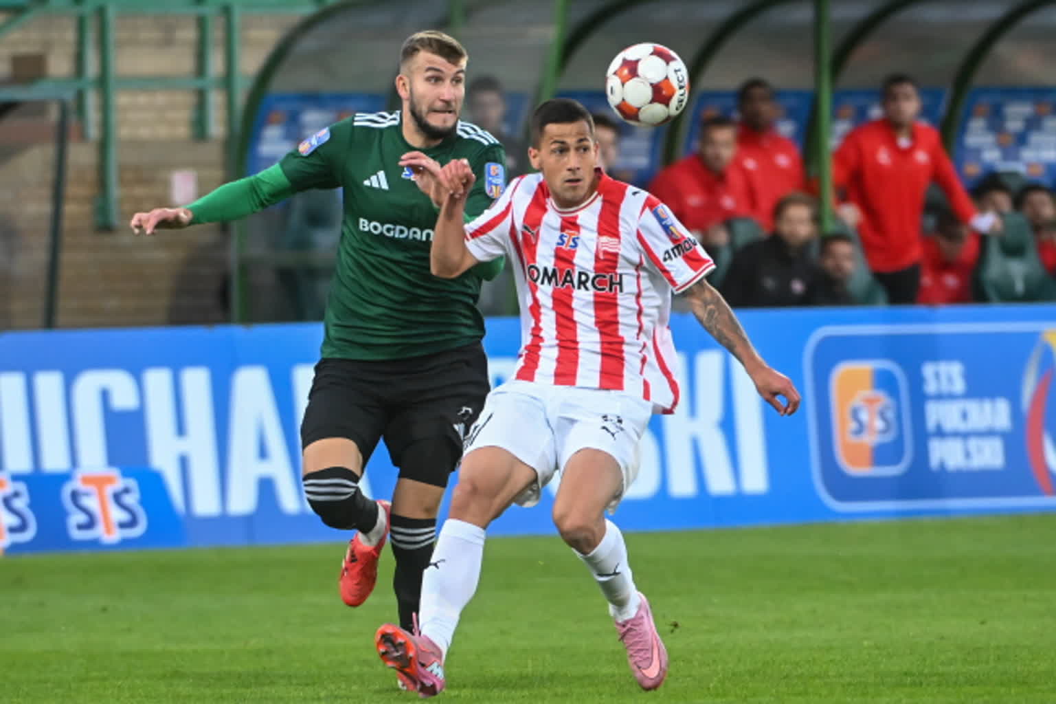 Wysoka porażka z Cracovią. Górnik Łęczna pożegnał się z Pucharem Polski