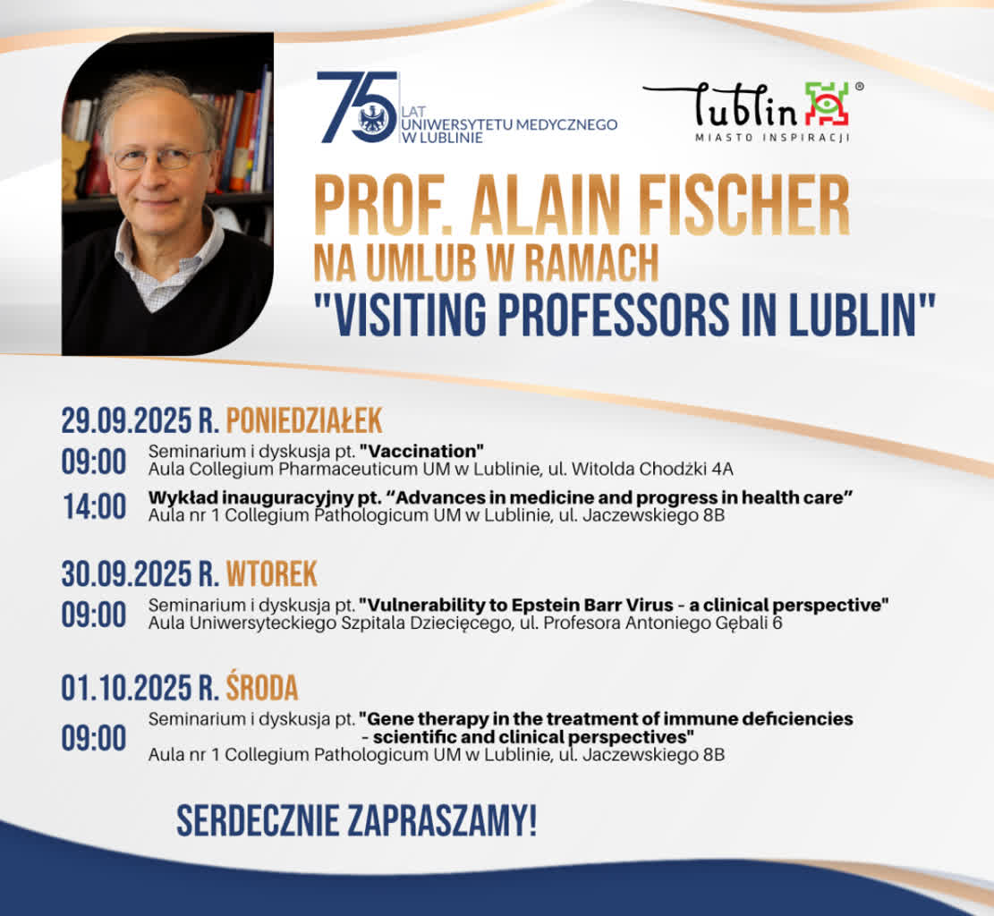 Wybitny naukowiec odwiedzi lubelski Uniwersytet Medyczny 2 706-1024x944.png